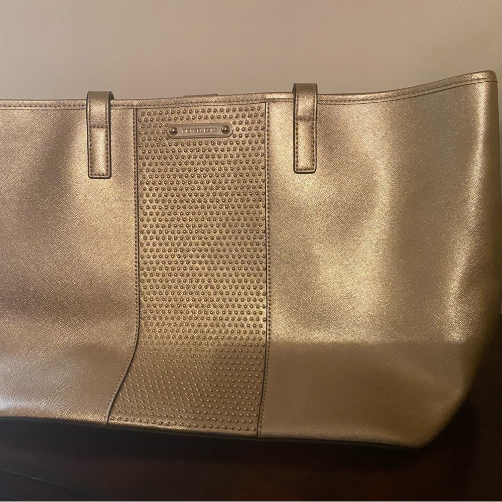 Michael Kors Gold Studded Shoulder Bag